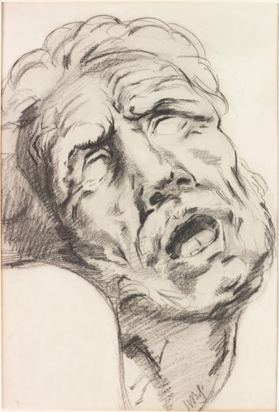 急性疼痛（纸上的木炭） 作者 威廉·贝尔·斯科特